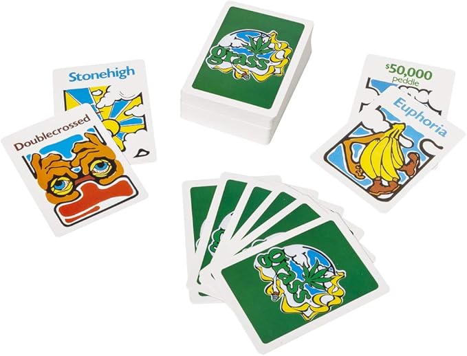 TDC Games Grass Card Game for Adults