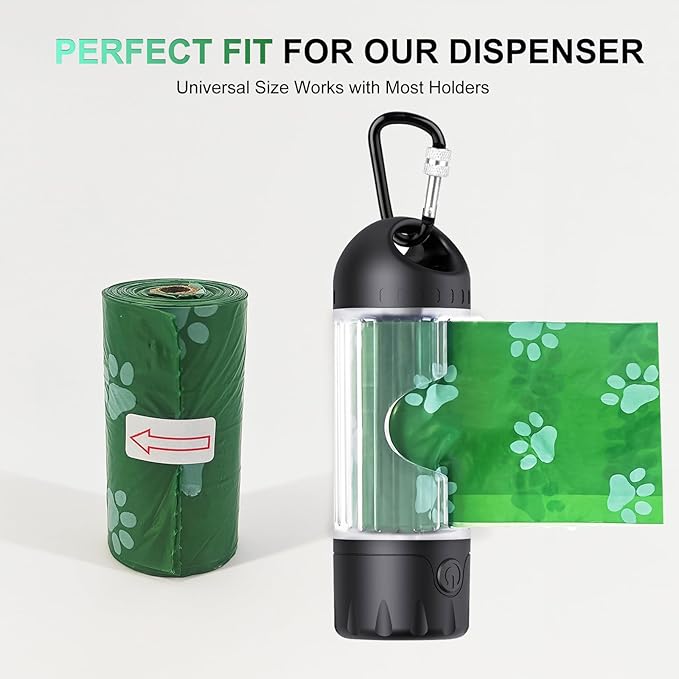 120Pcs Thick Dog Poop Bags Rolls, Leak-Proof Poop Bags for Dog and Cats Litter, 9x13 Inch Scented Pet Waste Bag for Small - Large Dogs Walking, Fits Most Doggie Bag Holder for Leash