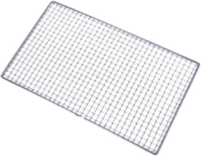 GEZICHTA Carbon Baking Mesh Mats, Barbecue Grill Net - Stainless Steel Cross Wire, 2540cm for Outdoor Picnic, BBQ