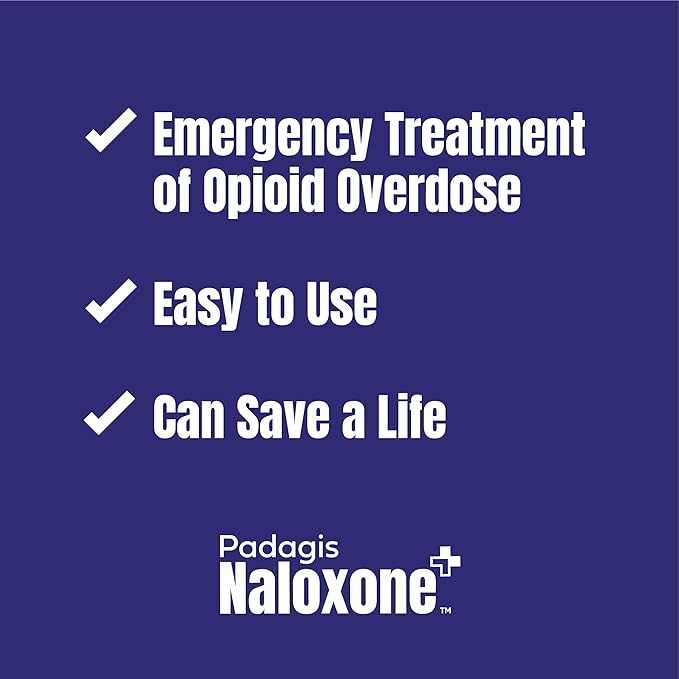 Naloxone HCI Nasal Spray, 4 mg ??Emergency Treatment for Opioid Overdose - Rapid-Response Opioid Overdose Reversal, 2 Dose Single Use Nasal Spray