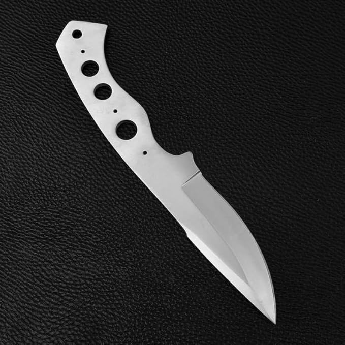 Zaby Knives-7286 Custom Handmade D2 Steel hunting Knife Blank Blade, 9'' Skinning Knife Blank Blade For knife making, Gray (7286 blank blade)