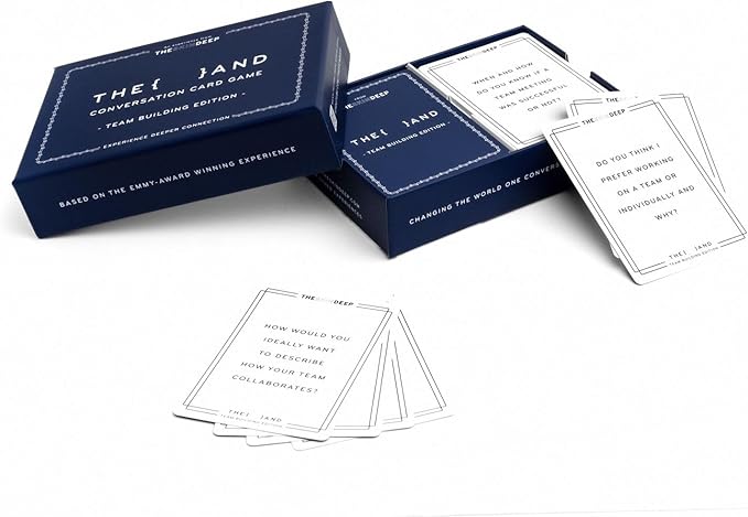 {THE AND}) Team Building Edition - 199 Conversation Card Game for Building Better Teams - Icebreaker Conversation Starter Questions to Connect with Each Other & Boost Team Chemistry by The Skin Deep