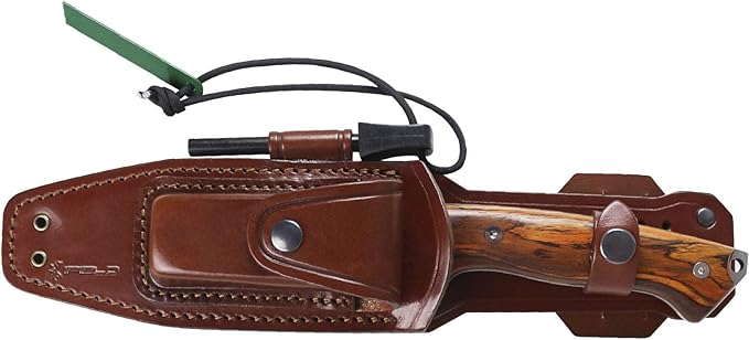 iFIELD Survival Knife Workout MOVA Satin Blade, Includes Sheath, Survival Knife, Camping Tool for Fishing, Hunting, Sport Activity