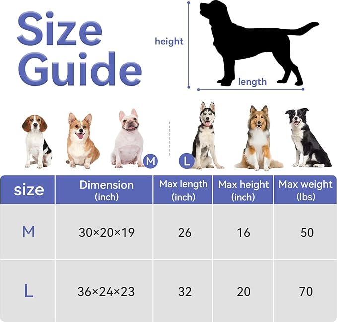 A4Pet Collapsible Dog Kennel - 36 Inch Adjustable Stainless Steel Frame, Lightweight, Durable and Portable Dog Crate with 3-Door