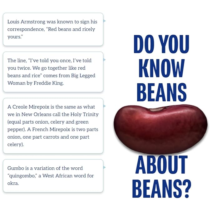 Blue Runner Creole Cream Style Red Beans and Nevy Beans Sampler, 16 Ounce (Pack of Two Each) - Easy Heat and Serve Beans for Delicious Meals - Authentic New Orleans Flavor