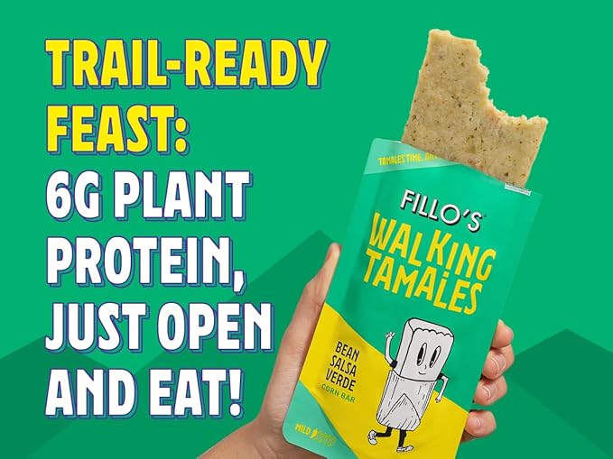 Fillos Walking Tamales Mild, Savory Ready To Eat Meals, Microwaveable Meal, Gluten Free and Preservative Free 7 Pack with Mild Tamales Lunchables