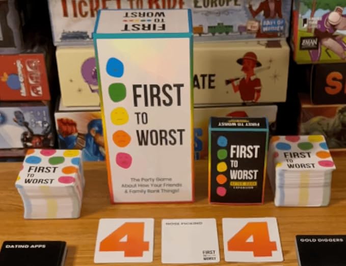 Party Game + After Dark Expansion Set - The Card Game About How Your Friends & Family Rank Things - Adult Card Game for College Students, Groups & Fun Parties with Polarizing Priorities