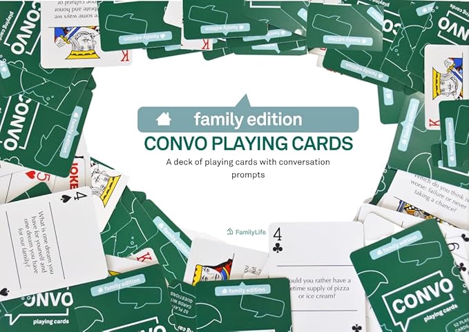 FAMILYLIFE New Convo Cards Family Version ??Building Relationships with Conversation Games ??Family Board Games for Family Night ??Family Games Playing Cards