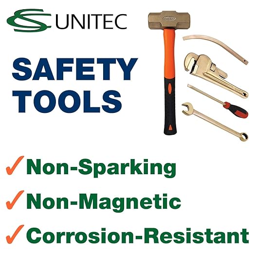 CS Unitec | Non-Sparking Pick Head Axe | 4 lbs. | TUV Certified | Copper Beryllium | Non-Magnetic | Corrosion Resistant | EX1203-1850B