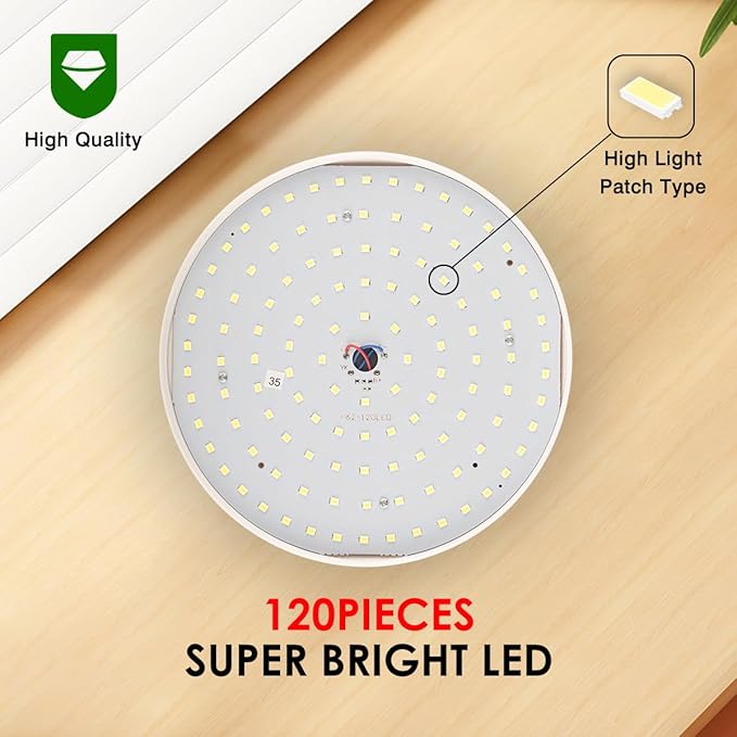 Solar Camping Lanterns Remote Tent Light - 4000LM Portable LED Camping Light Hanging Waterproof USB Rechargeable Lantern for Camping, Hiking, Power Failure, Hurricane (120 LEDs)