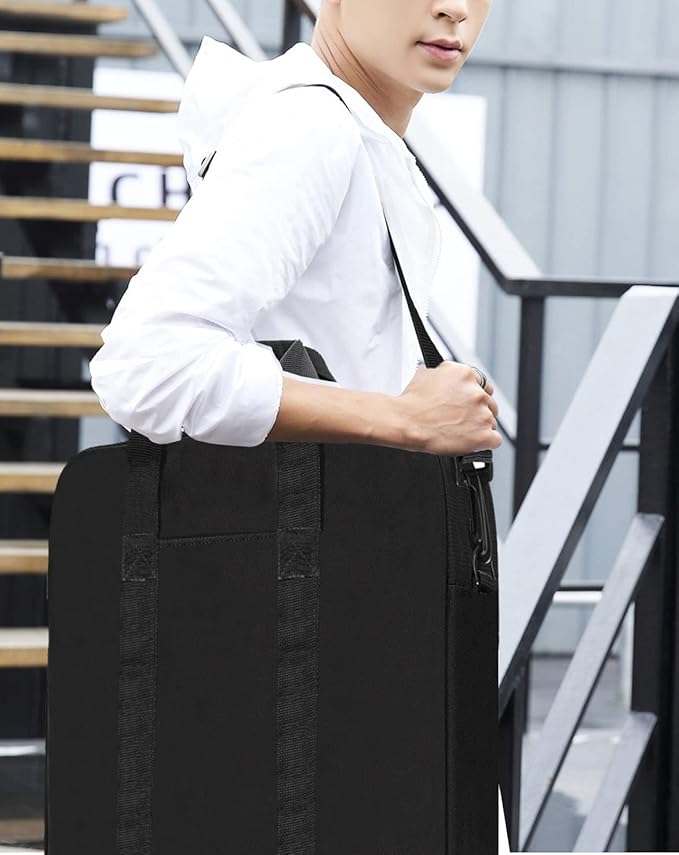 Padded Utility Solar Panel Bag,for Jackery 100 watt Solar Panel,Double Layer Design, Can Hold 2 Battery Panels.