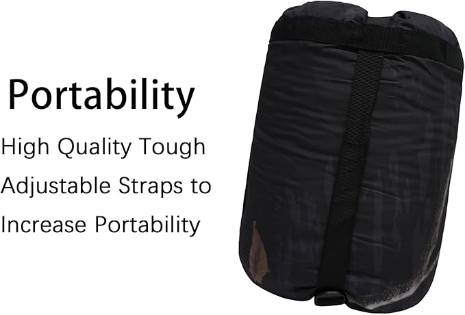 Poncho Liner Military Blanket Outdoor Camping Blankets for Travel, Beach, Grass, Picnic, Car Emergency, Outdoor, Survival