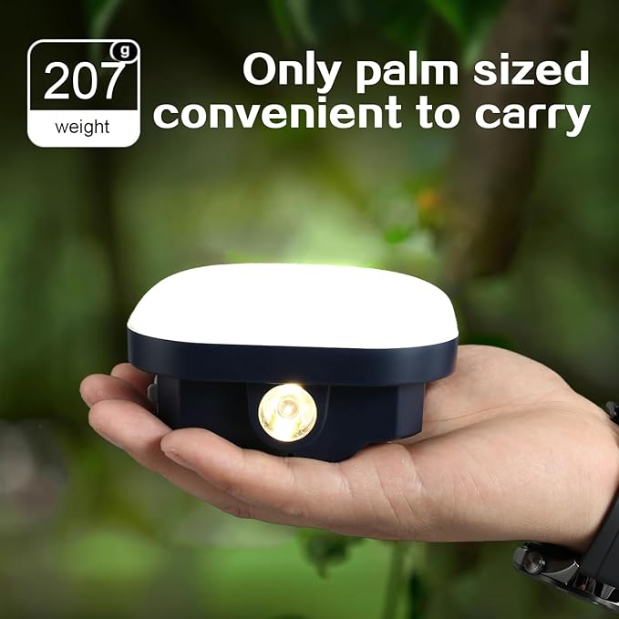 Strood Rechargeable 800LM LED Camping Lighting,Portable Tent Light,Fixture Camping Lantern Light with Magnet Base, 4000 mAh PowerBank,Survival Gear Camping Equipment Hiking Hurricane Emergency Outage