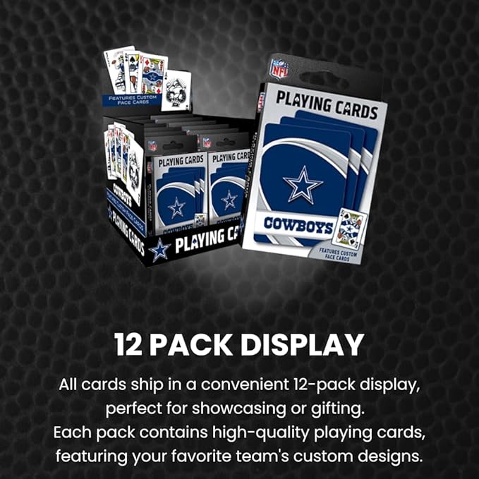 MasterPieces - NFL Playing Cards, Officially Licensed Cincinnati Bengals Football Deck, Family Games for Adults and Kids, Standard Size