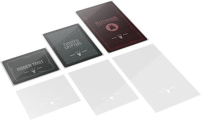 Unstable Games Twisted Cryptids Clear Card Sleeves - Pack Includes 3 Different Sizes - from The Creators of Unstable Unicorns