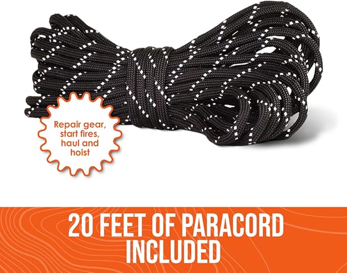 Go Time Gear Survival Life Tent ??2 Person Mylar Emergency Shelter Tube Tent + Paracord ??All-Weather Protection for Camping, Hiking, & Survival Kits ??Includes Emergency Whistle