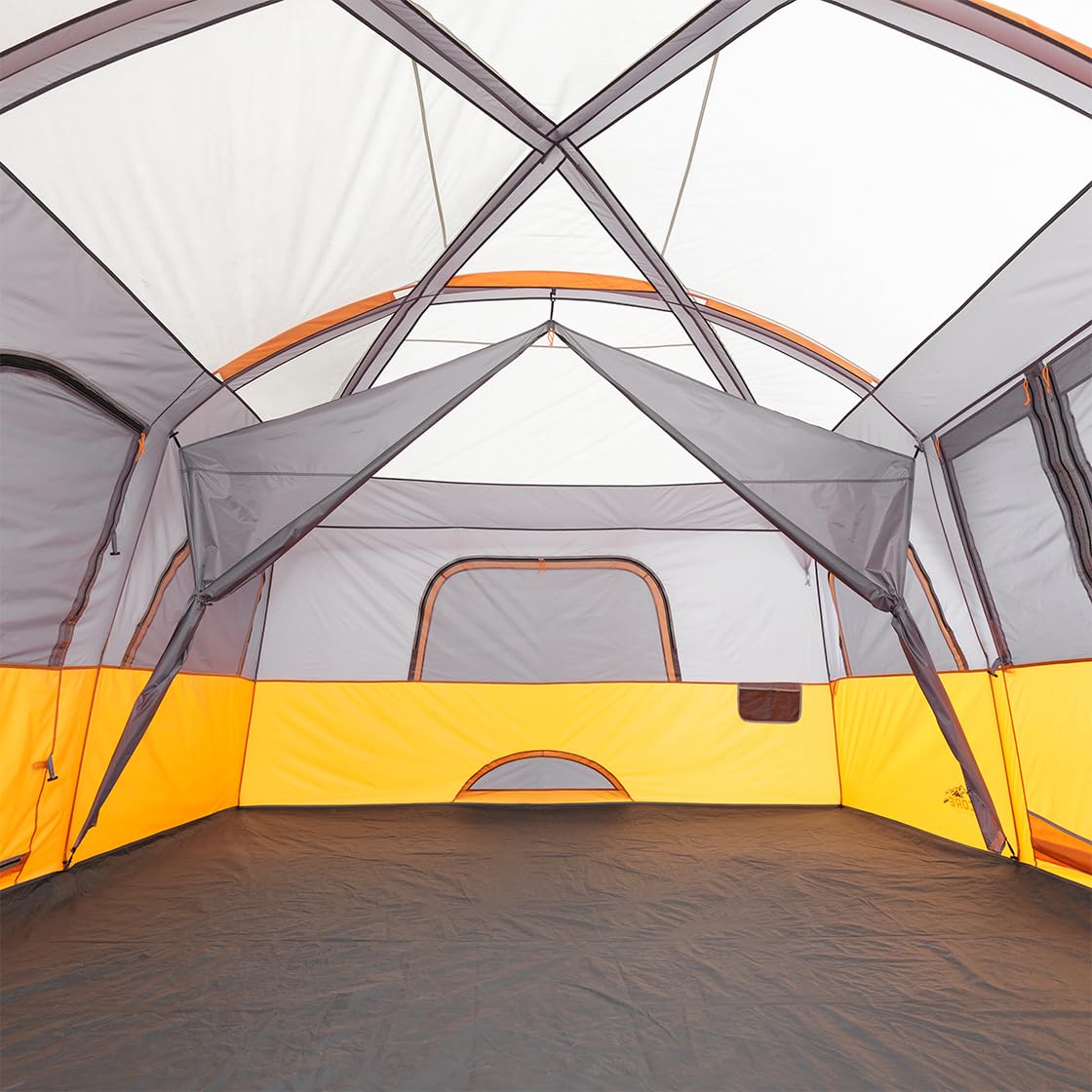 CORE 12 Person Tent | Large Multi Room Family Cabin Tent with Carry Bag for Outdoor Car Camping |