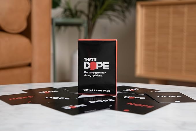 That's Dope: The Party Game for Strong Opinions ??Voting Cards Pack