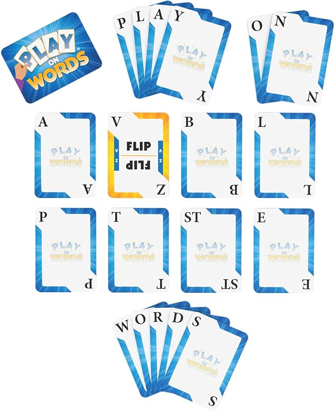 Play On Words Card Game - Extra-Creative Word Making Fun for All Ages - A Parents' Choice Award Winner - Family/Kid-Friendly Word Game