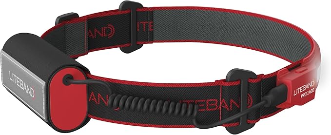 OPTIMAL VENTURES Liteband PRO Series (Red, 1400 Lumens)