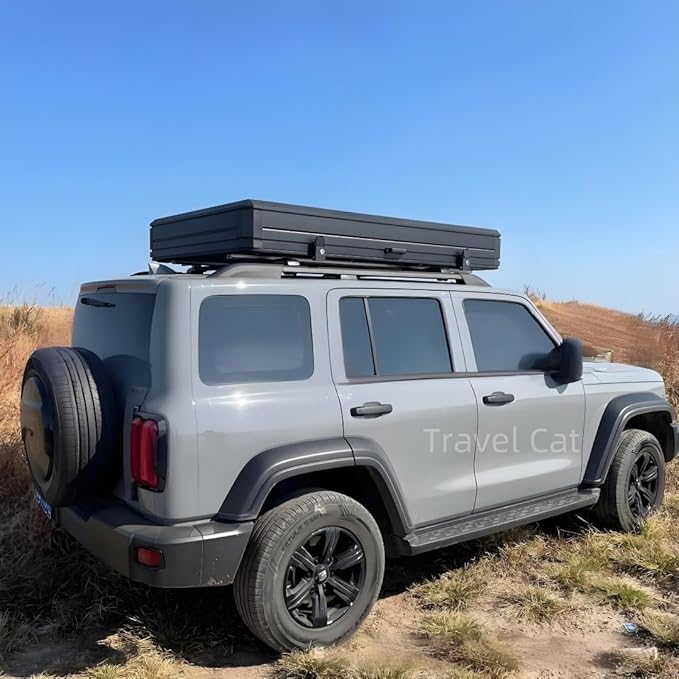 Travel Cat Rooftop Tent Hard Shell Travel Cat Roof Top Tent Hardshell Rooftop Tents for Jeep SUV Truck Van Car Camping Roof Rack Hard Shell Car Top Tents