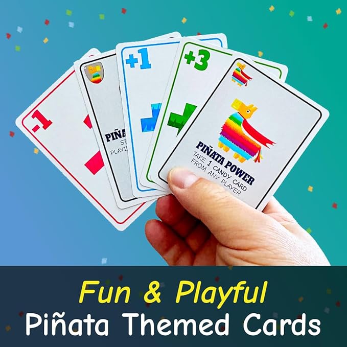 3, 2, 1 Piñata! - A Card Game of Candy Chaos with Take-That Gameplay | Fast-Paced & Easy to Learn | Fun Family Game Night Card Game for Families and Kids