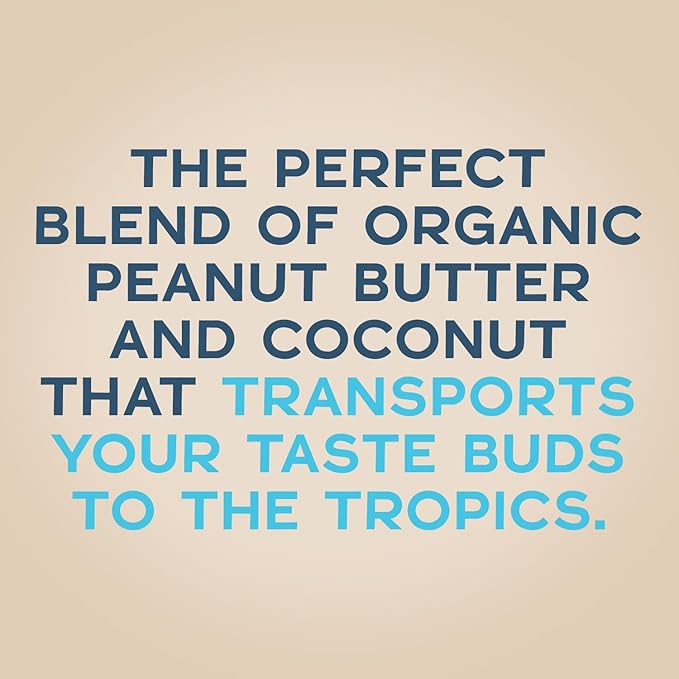 Cocomo Coconut Peanut Butter, Organic Peanut Butter, Natural, Gluten Free, Vegan, No Seed Oils, High Protein, Smooth and Creamy Spread, 16oz, 2 Pack