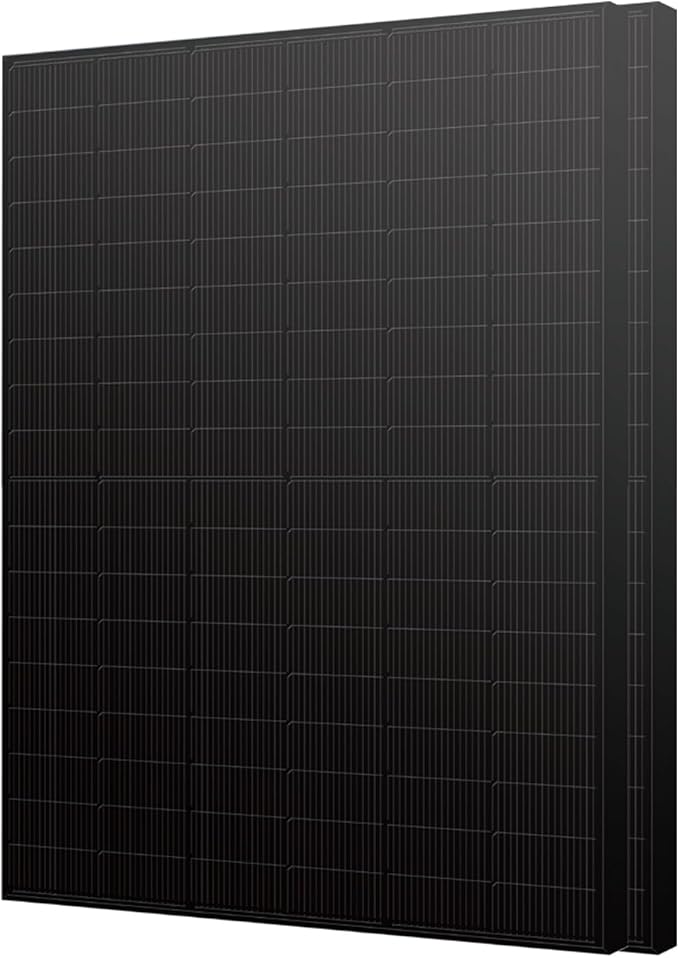 2PCS 445 Watt Solar Panels 12/24Volt Bifacial Solar Panel kit High Efficiency for RooftopPortable Power Station Farm Yacht and Other OffGrid Applications Total 890W
