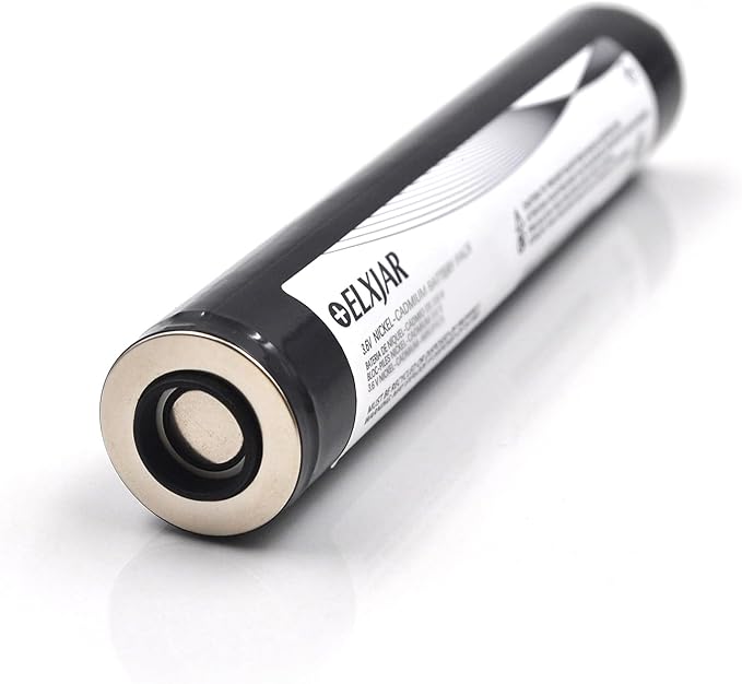 (5-Pack) 3.6V 1800mAh Ni-Cd Rechargeable Battery Pack Compatible with Streamlight Stinger DS, LED HP, XT, 75175, 75375, PolyStinger, Pelican M9 Flashlight
