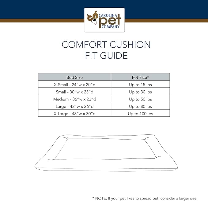 Pendleton Fleece Comfort Cushion Dog Bed - Cabin Stripe Shale, L