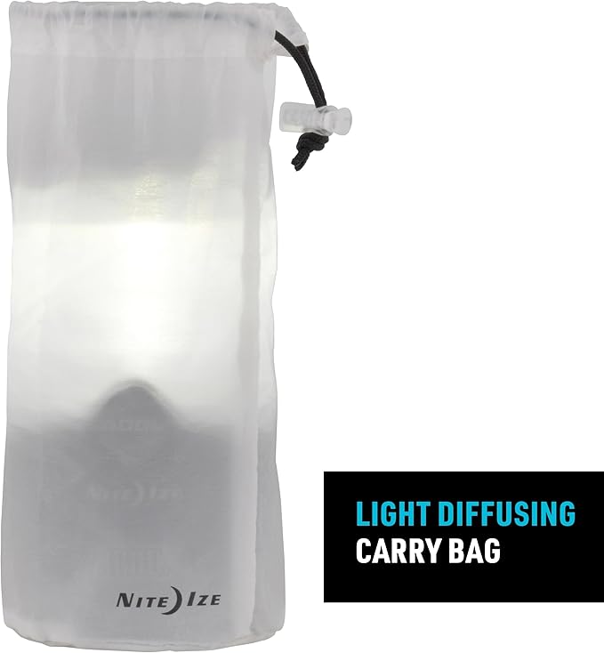 Nite Ize Radiant 400 Lantern, Radiant 400 Lumen Lantern for Camping Or Emergency Preparedness, Black