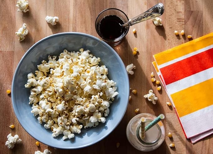 1000 Springs Mill Organic Dry Popcorn Kernels - Non-GMO, Healthy Snack for Microwave or Stovetop - Bulk Organic Popcorn Kernels with Bucket - Enjoy Fresh, Crisp & Delicious Popcorn - 25lb (Pack of 1)