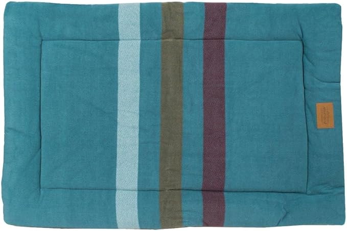 Pendleton Fleece Comfort Cushion Dog Bed - Cabin Stripe Shale, L