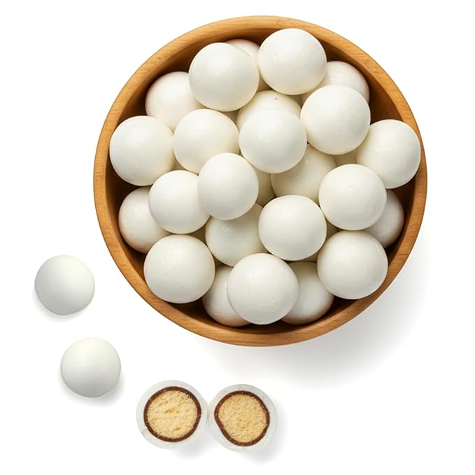 NY Spice Shop Jumbo Yogurt Chocolate Malt Balls Party Decorations - 1 Pound Malted Milk Ball Candy Birthday Gifts - Chocolate Malted Milk Balls - Dark Chocolate Malt Ball Holiday Snacks