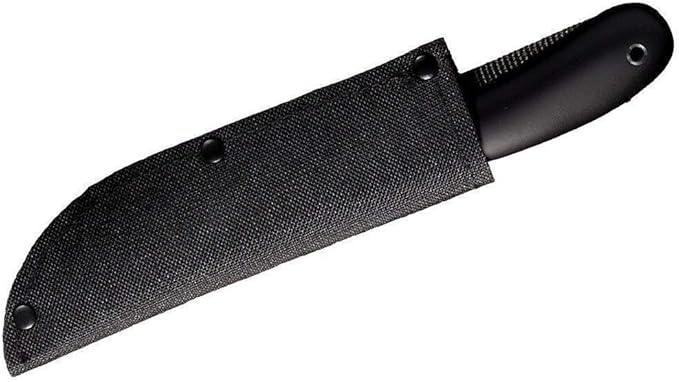 Cold Steel Roach Belly 4.5" German 4116 Stainless Steel Fixed Blade Trailing Point Outdoor Hunting Utility Knife, 4" High Impact Polypropylene Handle, Durable Sheath Included