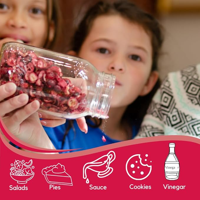 Ready Harvest Dehydrated Food - Cranberries | Dried Fruit | Emergency Snacks | #10 Can | 25-Year Shelf Life | Cans Filled to the Top