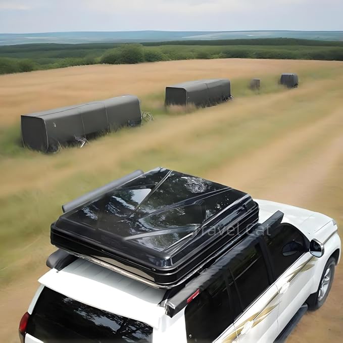 Travel Cat Pop Up Rooftop Tents Aluminum Hard Shell for Camping 4 Person Waterproof SUV Car Overland Tent Campers Easy Setup in 30 Seconds