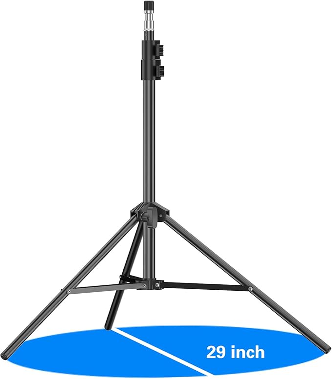 EMART 7 Ft Light Stand for Photography, Portable Photo Video Lighting Tripod with Carry Case for Speedlight, Flash, Softbox, Strobe, Camera, Selfie, Photographic Portrait -1 Pack