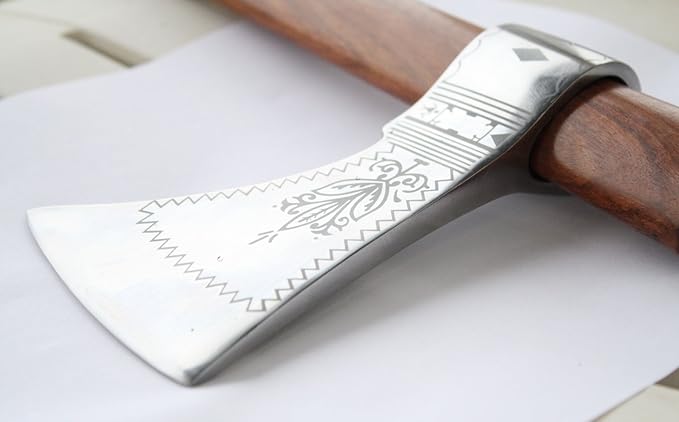 Throwing Axe - Win Your Next Viking Throwing Tomahawk Competition! 19" Hand Forged Hatchet from High Carbon Steel, NMLRA Approved, 100% Guaranteed from Defects