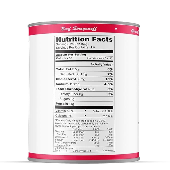 Werling Meats Canned Beef 28 Oz Fully Cooked, Heat & Eat | Shelf Stable Canned Meat for Pantry Staples, Everyday Meals, Camping, Hiking, Emergency & Survival | 5-Year Shelf Life | Made in USA | 6 Pack