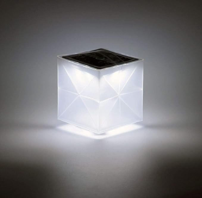 Solar Lantern Helix - Emergency Rechargeable LED Lantern - Waterproof, Compact, Portable - Great for Camping, Outdoor, Backpacking (Bright White)