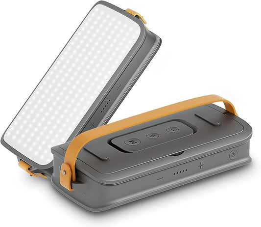 Portable 1500LM LED Camping Lantern,10000mAh Rechargeable Battery,3 Modes,Brackets,Magnetic Suction Design,Flashlight,IPX4 Waterproof Tent Light for Camping,Hiking, Power Outages, Emergency