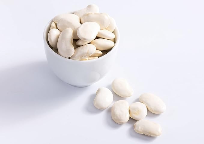 Food to Live Organic White Kidney Beans, 3 Pounds Whole Raw Dried Beans, Vegan, Kosher, Bulk. Rich in Dietary Fiber and Protein. Perfect for Soups, Stews, Chili, Paste, Salads and Side Dishes