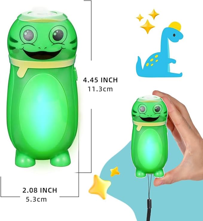 2 Pack Small Mini LED Flashlights - Cute Small Animal Flashlight - 2 in 1 Camping Lantern Flashlight - Christmas Gifts Stocking Stuffers