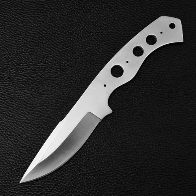 Zaby Knives-7286 Custom Handmade D2 Steel hunting Knife Blank Blade, 9'' Skinning Knife Blank Blade For knife making, Gray (7286 blank blade)