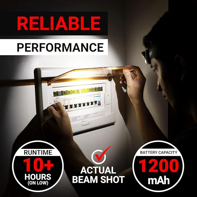 GearLight USB Rechargeable Headlamp Flashlight - S500 Running, Camping, and Outdoor LED Headlight Camping Headlamps - Head Lamp Light for Adults, Kids, Emergency Gear - Black - 2 Pack, Rechargeable