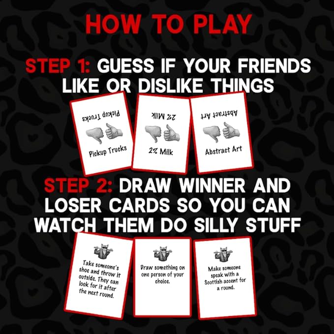 CoolCats - Hilarious Card Game, Watch Your Friends Make Fools of Themselves, Perfect for Parties and Game Night, Family Games, Late Night Fun, Card Games for Adults