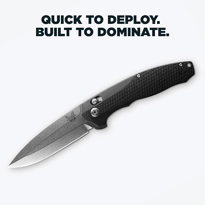 Benchmade - Vector 495 EDC Knife with Black G10 Handle (495)