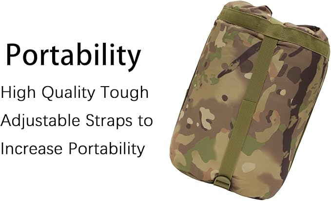 Poncho Liner Military Outdoor Camping Blanket for Travel, Beach, Grass, Picnic, Car Emergency, Outdoor, Survival