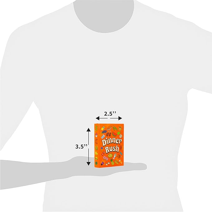 Dinner Rush Award-Winning Game - Pocket-Sized Kids Restaurant Activities - 2-in-1 Picture and Quantity Matching - Smart Card Games - Restaurant Games for Kids Ages 4-8